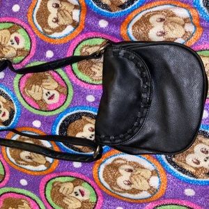 Black crossbody purse